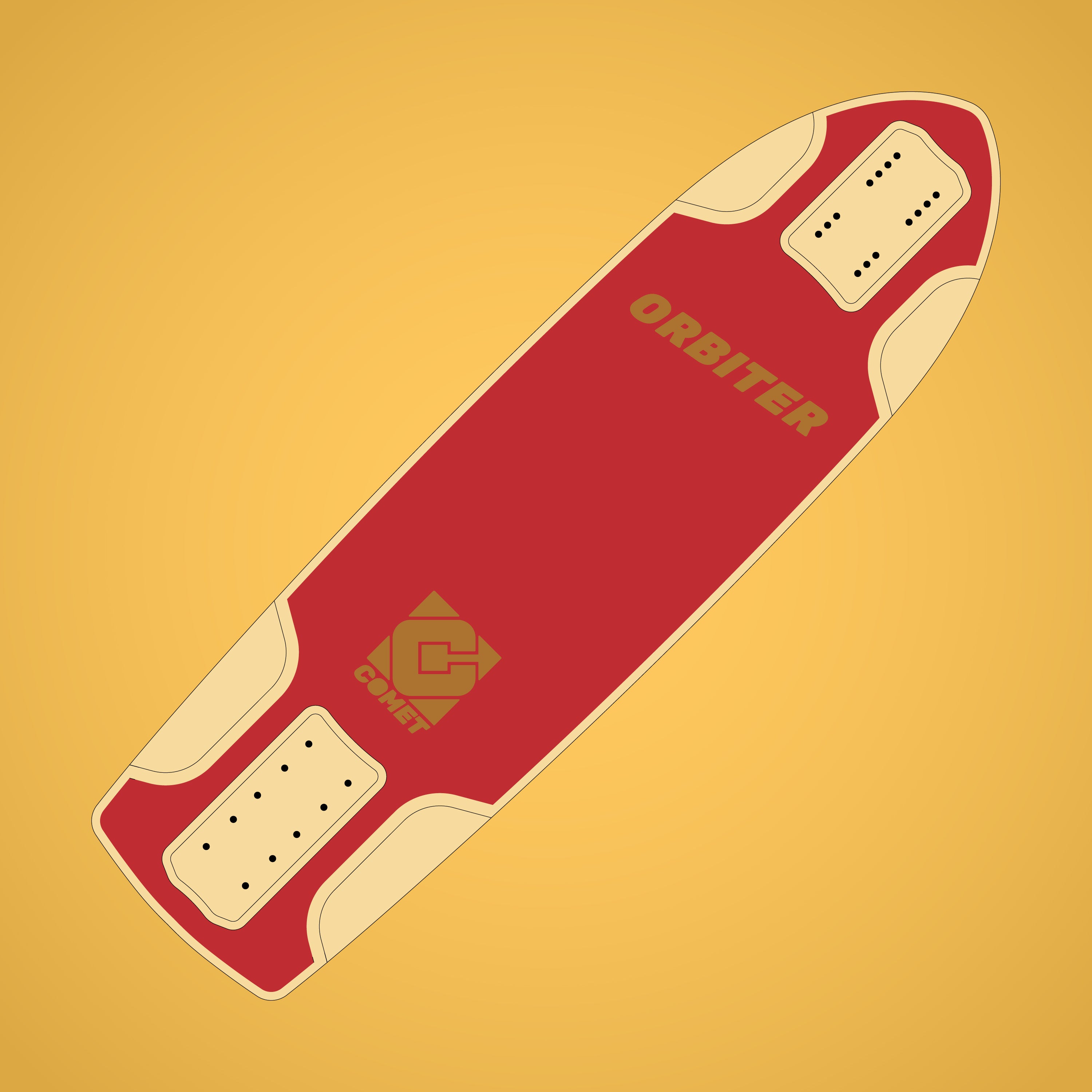 Comet Orbiter Skateboard - Maximum Control at Top Speed