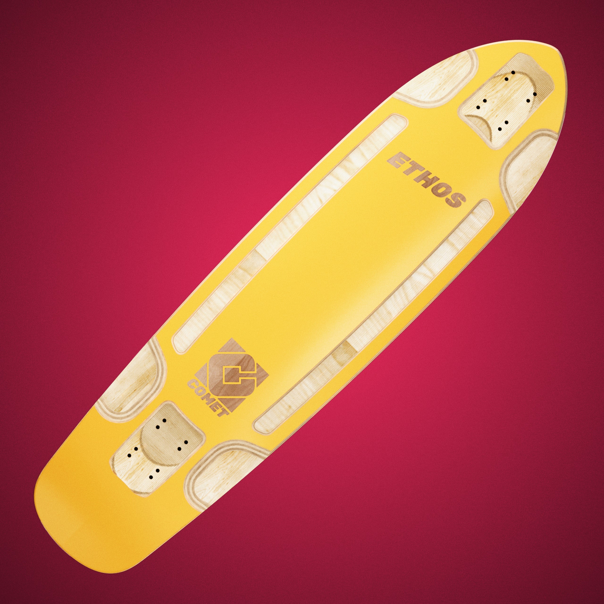 Comet Ethos Skateboard - Great for High Speeds & High Ollies